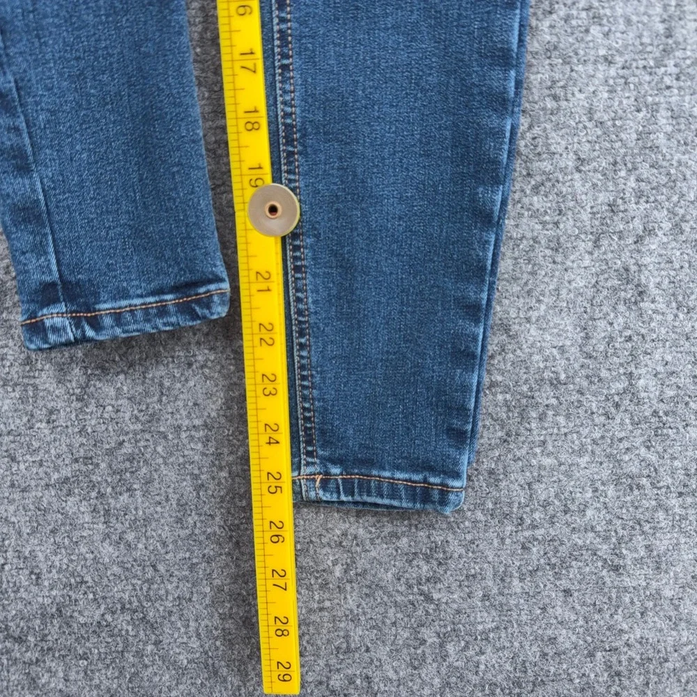 Topshop Moto Jamie High Rise Skinny Jeans Medium Blue Wash‎ W26 L30 Womens